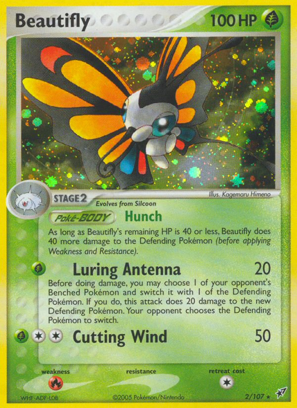 Beautifly (2/107) [EX: Deoxys] | Jomio and Rueliete's Cards and Comics