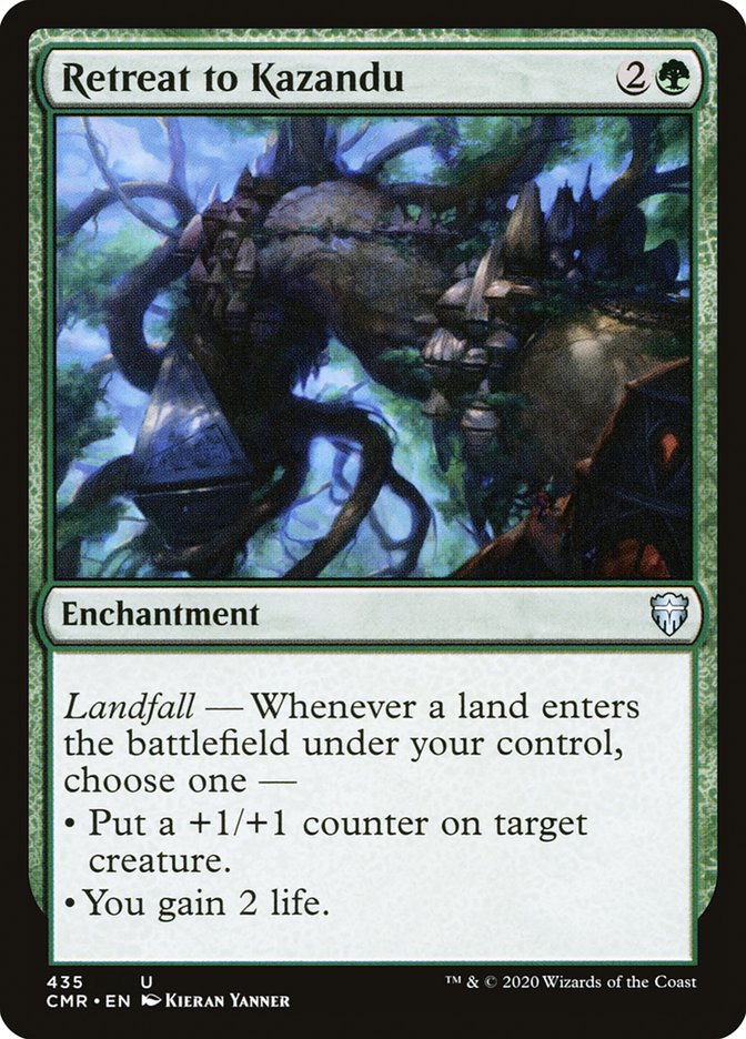 Retreat to Kazandu [Commander Legends] | Jomio and Rueliete's Cards and Comics
