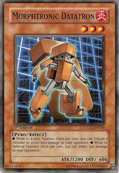 Morphtronic Datatron [CSOC-EN008] Common | Jomio and Rueliete's Cards and Comics