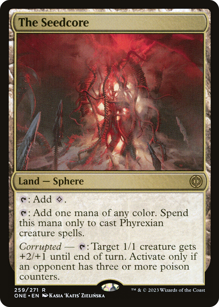 The Seedcore [Phyrexia: All Will Be One] | Jomio and Rueliete's Cards and Comics