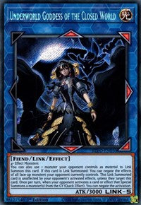 Underworld Goddess of the Closed World [BLVO-EN050] Secret Rare | Jomio and Rueliete's Cards and Comics