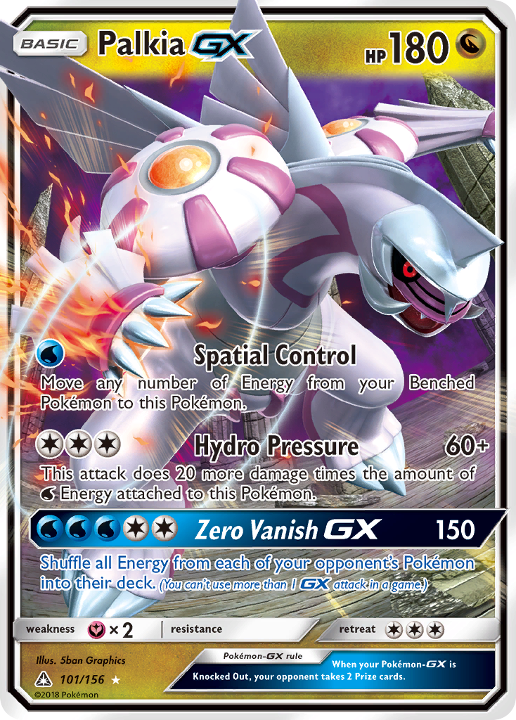 Palkia GX (101/156) [Sun & Moon: Ultra Prism] | Jomio and Rueliete's Cards and Comics