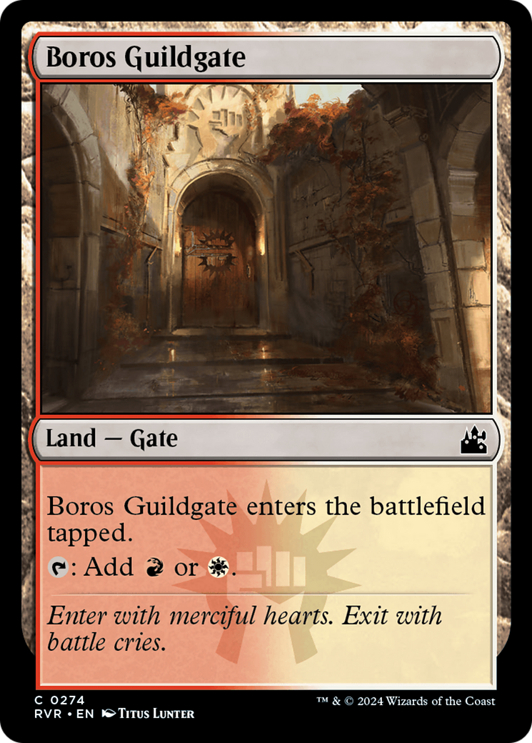 Boros Guildgate [Ravnica Remastered] | Jomio and Rueliete's Cards and Comics