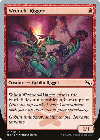 Wrench-Rigger [Unstable] | Jomio and Rueliete's Cards and Comics