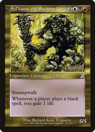 Sol'kanar the Swamp King [Time Spiral Timeshifted] | Jomio and Rueliete's Cards and Comics