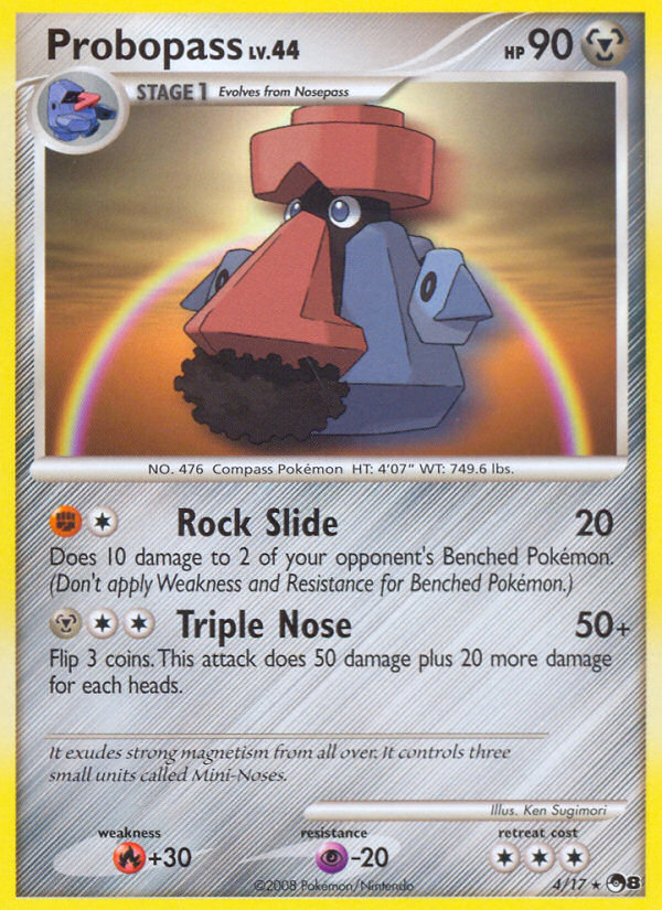 Probopass (4/17) [POP Series 8] | Jomio and Rueliete's Cards and Comics