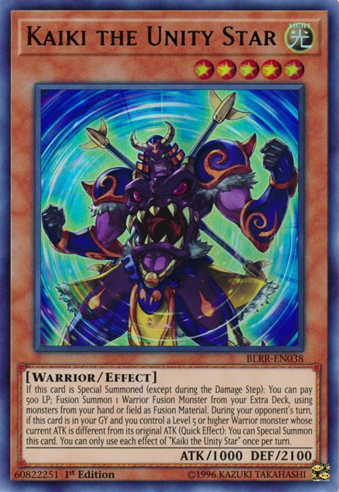 Kaiki the Unity Star [BLRR-EN038] Ultra Rare | Jomio and Rueliete's Cards and Comics