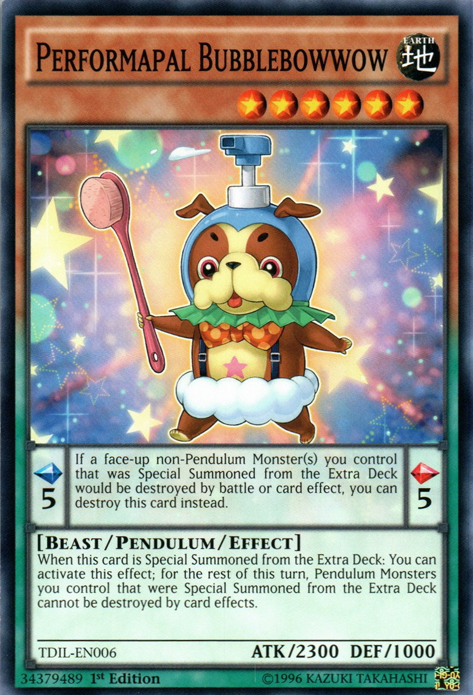 Performapal Bubblebowwow [TDIL-EN006] Common | Jomio and Rueliete's Cards and Comics