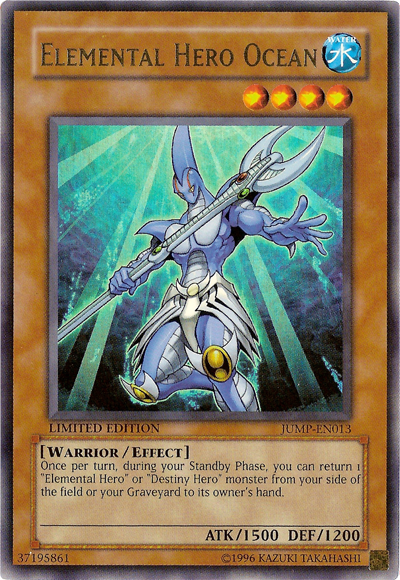 Elemental Hero Ocean [JUMP-EN013] Ultra Rare | Jomio and Rueliete's Cards and Comics