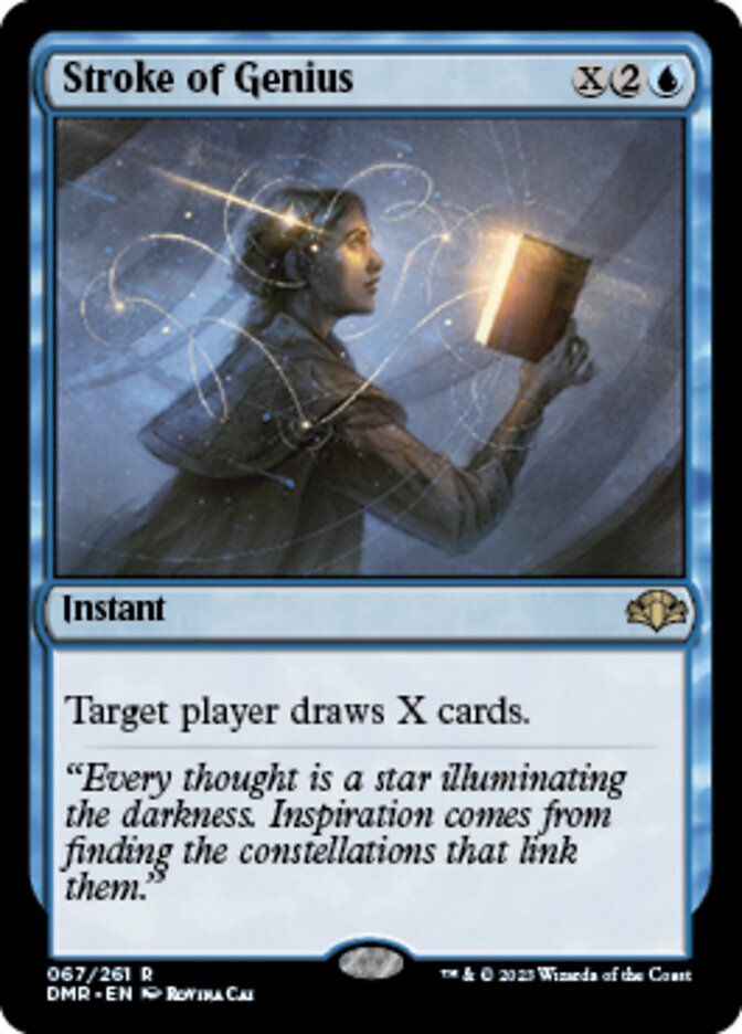 Stroke of Genius [Dominaria Remastered] | Jomio and Rueliete's Cards and Comics