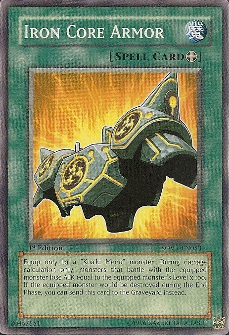 Iron Core Armor [SOVR-EN053] Common | Jomio and Rueliete's Cards and Comics