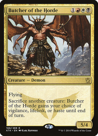 Butcher of the Horde [Khans of Tarkir] | Jomio and Rueliete's Cards and Comics