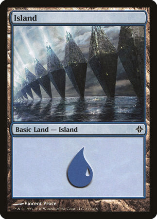 Island (233) [Rise of the Eldrazi] | Jomio and Rueliete's Cards and Comics