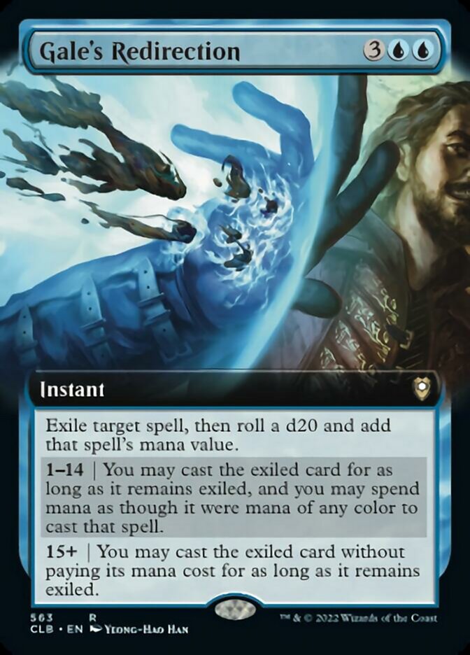 Gale's Redirection (Extended Art) [Commander Legends: Battle for Baldur's Gate] | Jomio and Rueliete's Cards and Comics