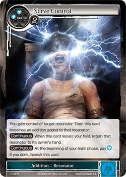 Nerve Control (1-132) [The Dawn of Valhalla] | Jomio and Rueliete's Cards and Comics