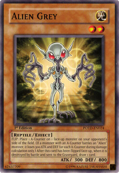 Alien Grey [POTD-EN024] Common | Jomio and Rueliete's Cards and Comics