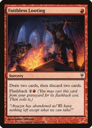 Faithless Looting [Duel Decks: Sorin vs. Tibalt] | Jomio and Rueliete's Cards and Comics