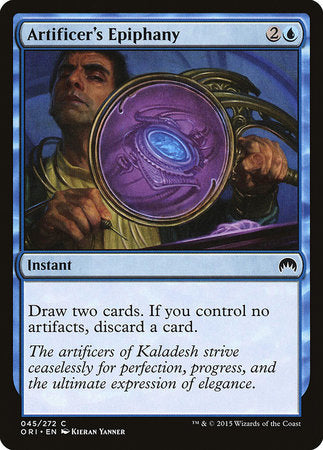 Artificer's Epiphany [Magic Origins] | Jomio and Rueliete's Cards and Comics