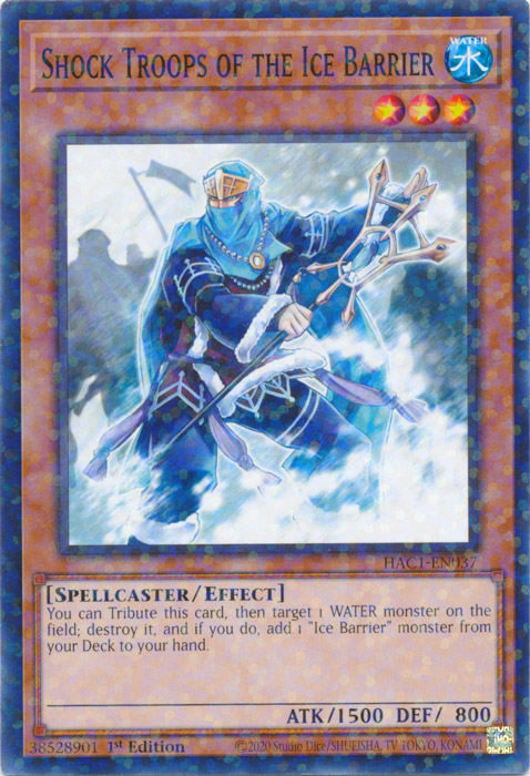Shock Troops of the Ice Barrier (Duel Terminal) [HAC1-EN037] Common | Jomio and Rueliete's Cards and Comics