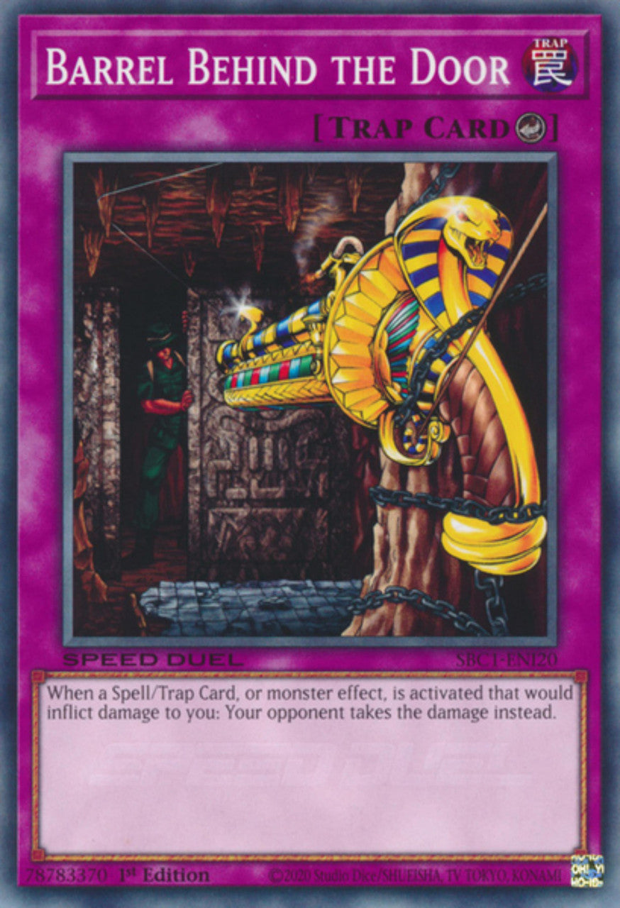 Barrel Behind the Door [SBC1-ENI20] Common | Jomio and Rueliete's Cards and Comics
