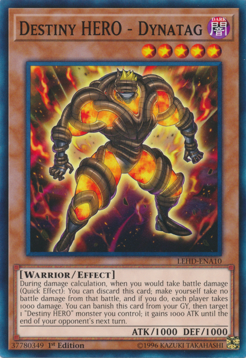 Destiny HERO - Dynatag [LEHD-ENA10] Common | Jomio and Rueliete's Cards and Comics