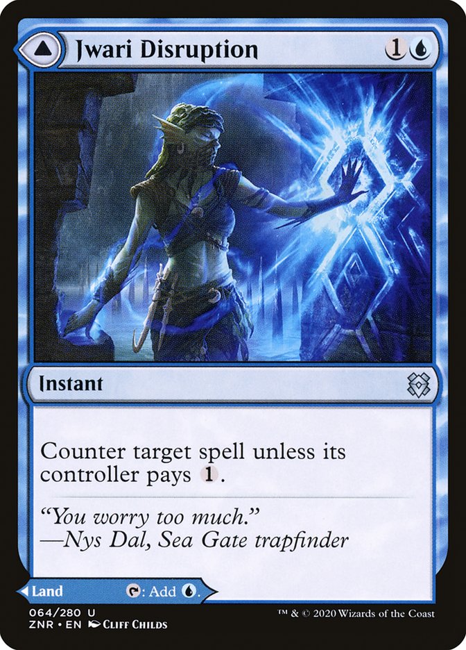 Jwari Disruption // Jwari Ruins [Zendikar Rising] | Jomio and Rueliete's Cards and Comics