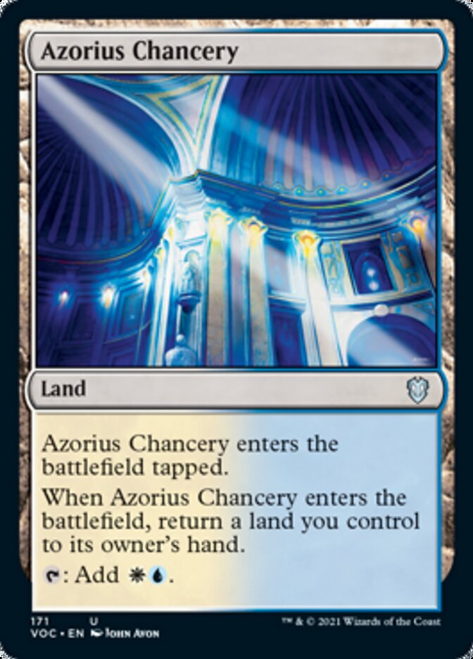 Azorius Chancery [Innistrad: Crimson Vow Commander] | Jomio and Rueliete's Cards and Comics