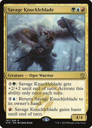 Savage Knuckleblade [Khans of Tarkir] | Jomio and Rueliete's Cards and Comics