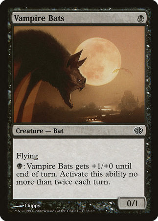 Vampire Bats [Duel Decks: Garruk vs. Liliana] | Jomio and Rueliete's Cards and Comics