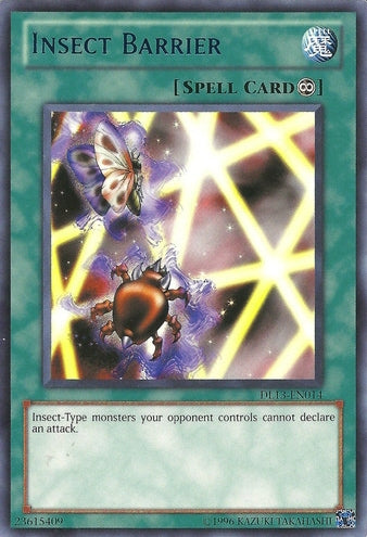 Insect Barrier (Blue) [DL13-EN014] Rare | Jomio and Rueliete's Cards and Comics