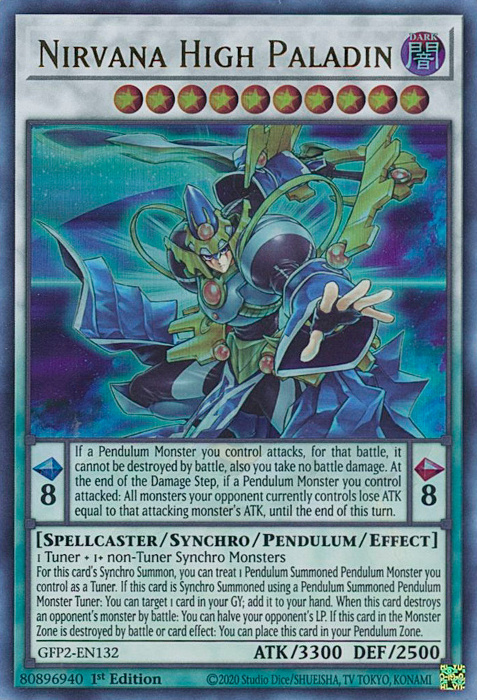 Nirvana High Paladin [GFP2-EN132] Ultra Rare | Jomio and Rueliete's Cards and Comics