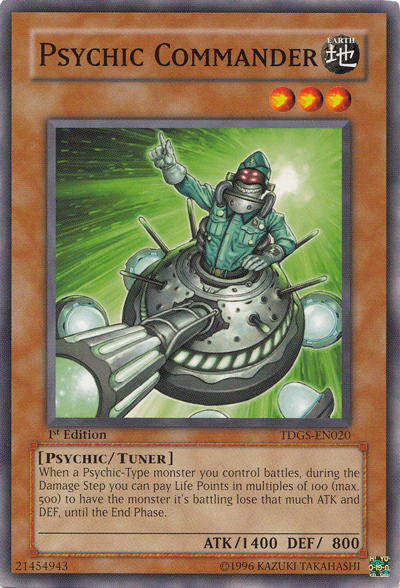 Psychic Commander [TDGS-EN020] Common | Jomio and Rueliete's Cards and Comics