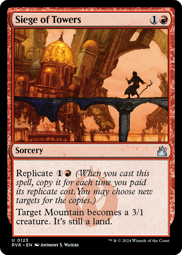 Siege of Towers [Ravnica Remastered] | Jomio and Rueliete's Cards and Comics
