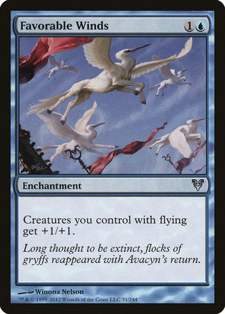 Favorable Winds [Avacyn Restored] | Jomio and Rueliete's Cards and Comics