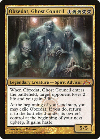 Obzedat, Ghost Council [Gatecrash] | Jomio and Rueliete's Cards and Comics