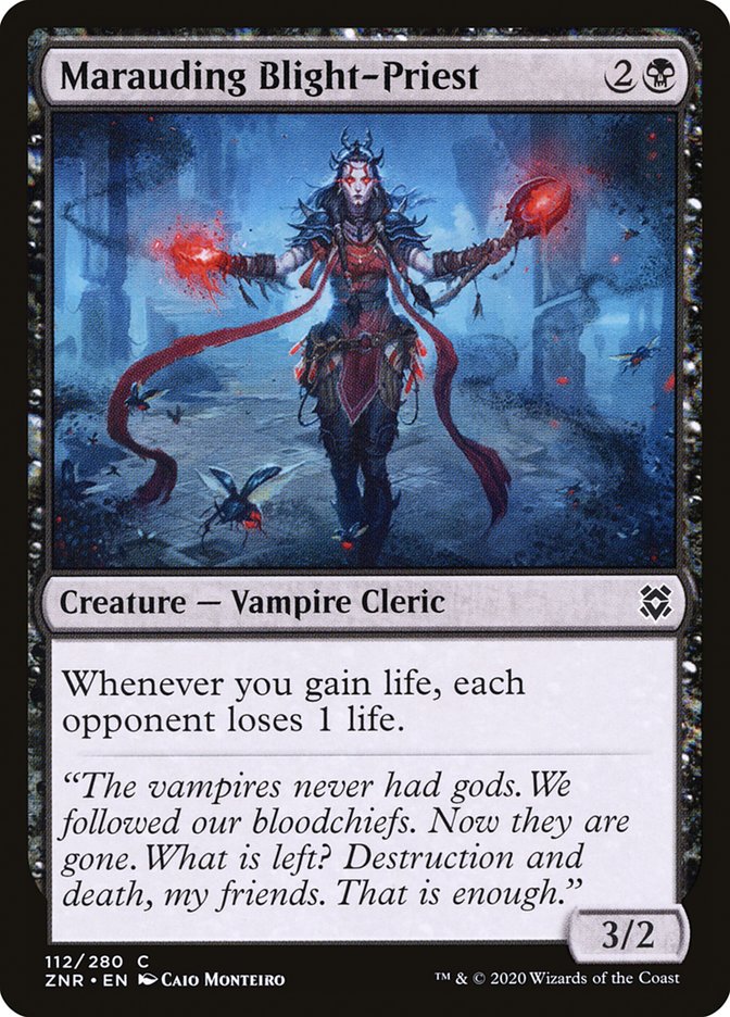Marauding Blight-Priest [Zendikar Rising] | Jomio and Rueliete's Cards and Comics
