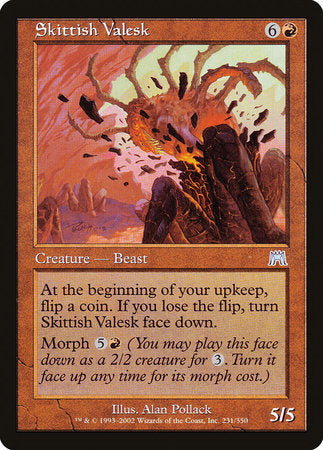 Skittish Valesk [Onslaught] | Jomio and Rueliete's Cards and Comics