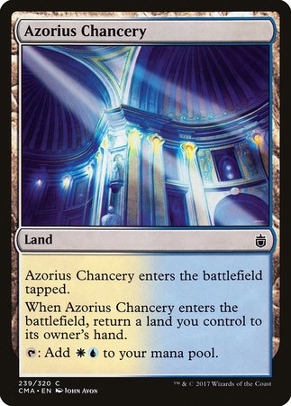 Azorius Chancery [Commander Anthology] | Jomio and Rueliete's Cards and Comics