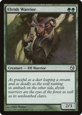 Elvish Warrior [Duels of the Planeswalkers] | Jomio and Rueliete's Cards and Comics