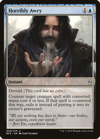 Horribly Awry [Battle for Zendikar] | Jomio and Rueliete's Cards and Comics