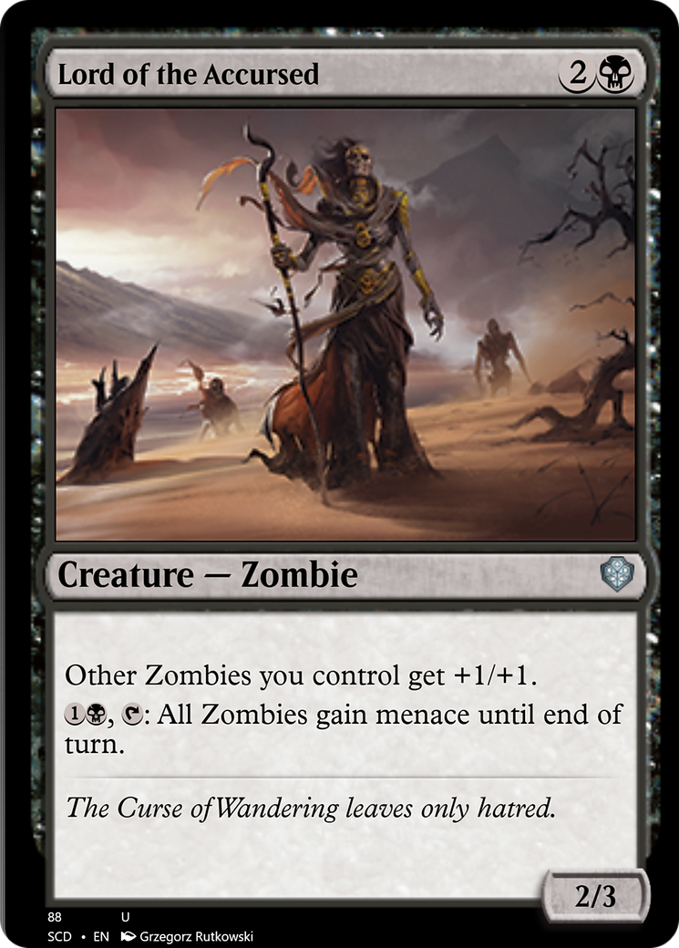 Lord of the Accursed [Starter Commander Decks] | Jomio and Rueliete's Cards and Comics