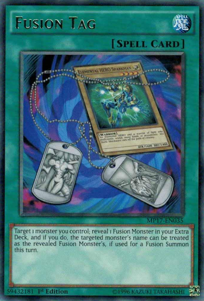 Fusion Tag [MP17-EN035] Rare | Jomio and Rueliete's Cards and Comics