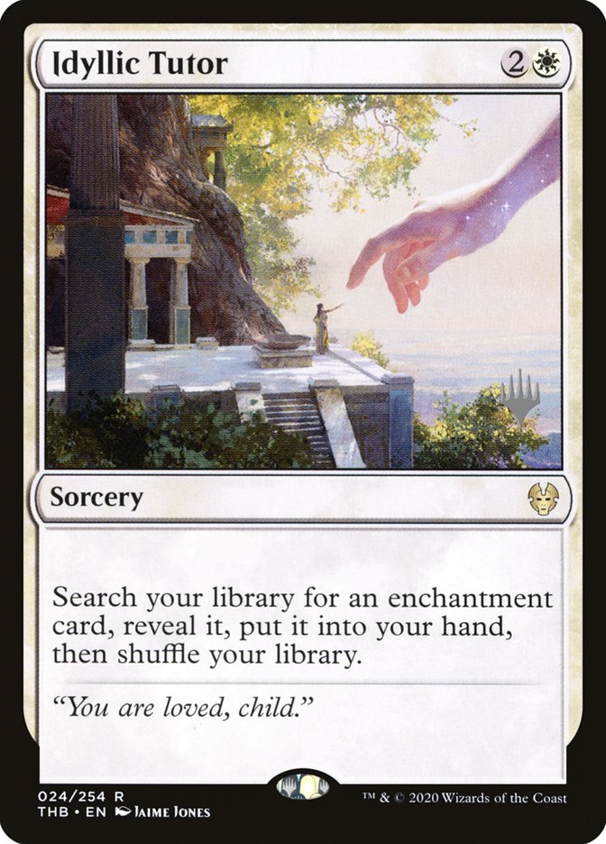 Idyllic Tutor (Promo Pack) [Theros Beyond Death Promos] | Jomio and Rueliete's Cards and Comics