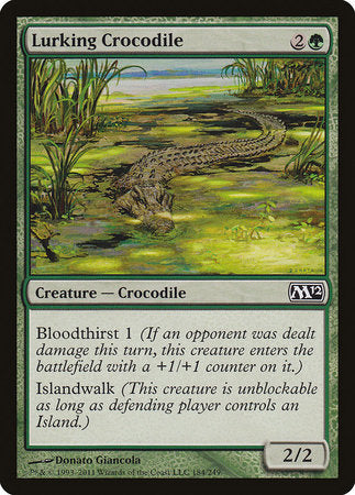 Lurking Crocodile [Magic 2012] | Jomio and Rueliete's Cards and Comics