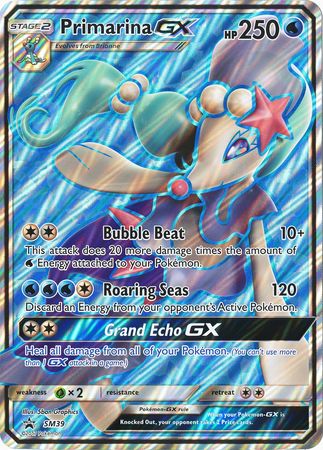 Primarina GX (SM39) (Jumbo Card) [Sun & Moon: Black Star Promos] | Jomio and Rueliete's Cards and Comics