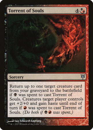 Torrent of Souls [Duel Decks: Sorin vs. Tibalt] | Jomio and Rueliete's Cards and Comics