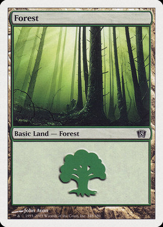 Forest (348) [Eighth Edition] | Jomio and Rueliete's Cards and Comics
