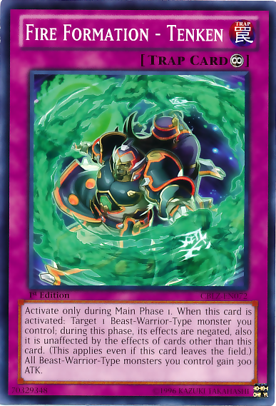 Fire Formation - Tenken [CBLZ-EN072] Common | Jomio and Rueliete's Cards and Comics