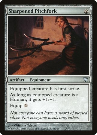 Sharpened Pitchfork [Innistrad] | Jomio and Rueliete's Cards and Comics