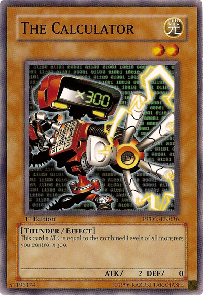The Calculator [PTDN-EN036] Common | Jomio and Rueliete's Cards and Comics